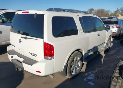 2010 Nissan Armada Platinum from USA, damaged, VIN 5N1BA0NF5AN621205